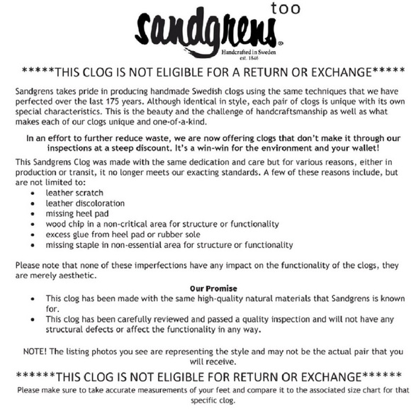 Sangrens clog sandals - Picture 3 of 3